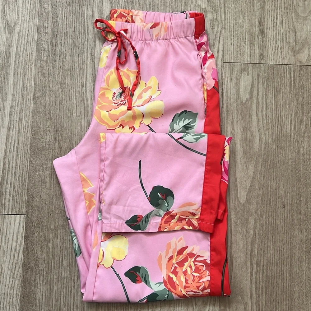 Victoria's Secret Satin Pajama Floral Sleep Pants - Picture 3 of 10